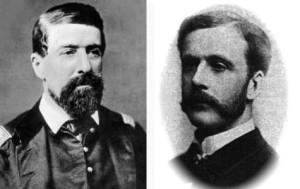 Left: Granville O. Haller. Right: His son, George Morris Haller.